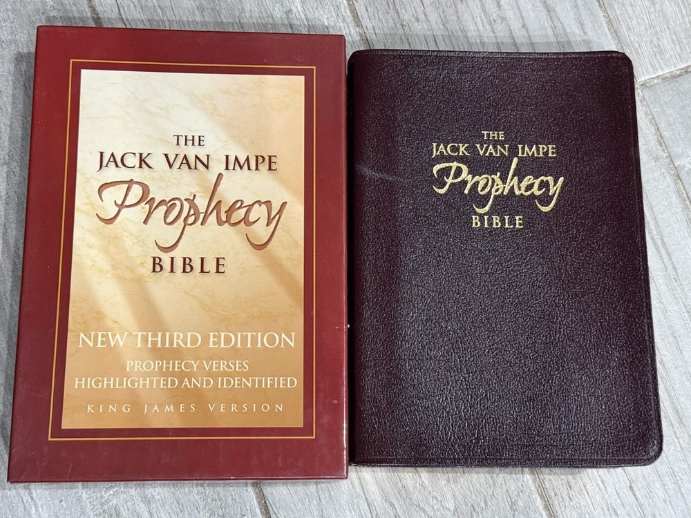 🙏 The Jack Van Impe Prophecy Bible Third Edition KJV King James Version Bible