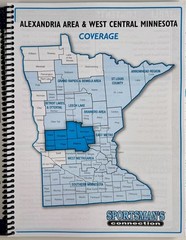 Minnesota Alexandria Area & West Central Minnesota Fishing Maps Guidebook