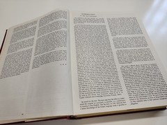 1972 THE HOLY BIBLE in Four Translations Parallel Edition LARGE Hardcover