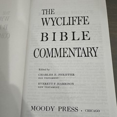 The Wycliffe Bible Commentary, Moody Bible Institute of Chicago, Hardcover 1990