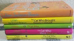 Lilian Jackson Braun „The Cat Who” 5 Book Lot G.P. Putnam’s Sons Hardcover