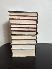 Vintage 70s & 80s Science Fiction Sci-Fi Book Lot of 10 HC, assorted authors