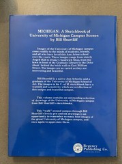 Michigan: A Sketchbook Of University Campus Scenes By Bill Shuttliff HC HTF 1988