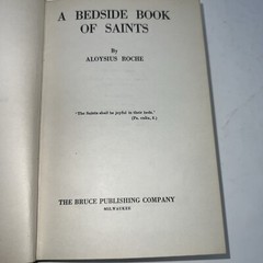 A Bedside Book of Saints 1934 Edition
