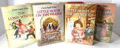 Laura Ingalls Wilder, 1953 Harper & Brothers 6 books w Little House, $2.75 DJs
