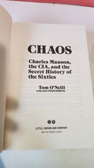 Little Brown Chaos Charles Manson CIA Tom O’Neill Hardcover 2019 First Edition