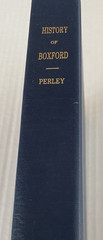 History of Boxford by Sidney Perley, 1984, Hardcover, Blue cover, Like new