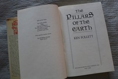 The Pillars of the Earth first edition hardback book Ken Follet 1989