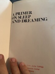 A Primer On Sleep And Dreaming Rosalind Dymond Cartwright 1978 Hardcover