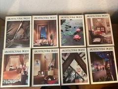 VTG Architectural Digest Lot Of 14 Magazines 1982 1983 1984 Various Mixed