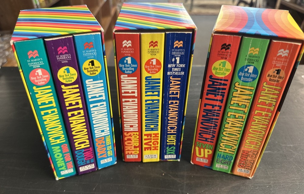 STEPHANIE PLUM SERIES 3 Boxed Sets 1-3, 4-6, 7-9 PB Books Janet Evanovich