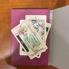 Spiritual Tarot Cards First Edition Akira Uno Art Book Illustration