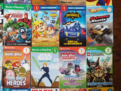 Lot 50 Level 1 and 2 Step Into Reading I CAN READ Readers for Boys