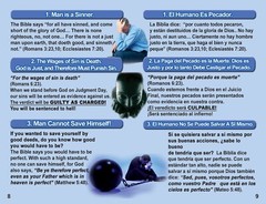 200 Full-Color Gospel Bible Tracts in English & Spanish | 4 Assorted Covers