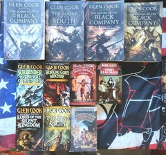 Huge Epic Fantasy Book Lot 11x – Glen Cook Black Company, Garrett PI, Erikson