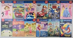Step Into Reading Lot of 31 Mixed Paperbacks – Barbie, Disney, DC Super Friends