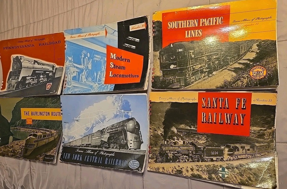 ESTATE: Vintage 1940’s Lot of 6 1st Edtion „Trains Album of Photographs” Books