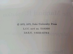 The Marginal revolution in economics;: Interpretation and evaluation