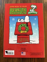Peanuts Holiday Fun: Christmas Time is Here Super Book to Color