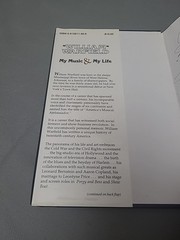 My Music & My Life (SIGNED) by William Warfield w Alton Miller (Sagamore, 1991)