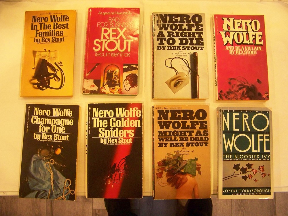 NERO WOLFE – Lot of 8 Classic Paperback Books NEW [ Free H & S ]