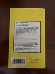 The Little Prince – Paperback By Antoine de Saint Exupery – VERY GOOD