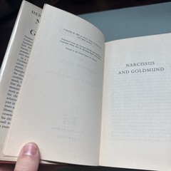 Narcissus and Goldmund, Hermann Hesse 1968 Hardcover Book Club Edition DJ BCE