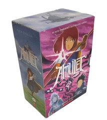Kazu Kibuishi Amulet Books 1-8 Paperback Graphic Novel Box Set Graphix