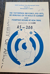 USAF Southeast Asia Monograph Series Vol 1 and Vol 3