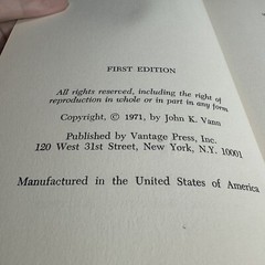 Nonsense In A Nutshell John K. Vann Inscribed By The Author Signed
