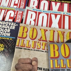 Boxing Illustrated Magazines/ Mix Lot Of 11 (1984, 1988)