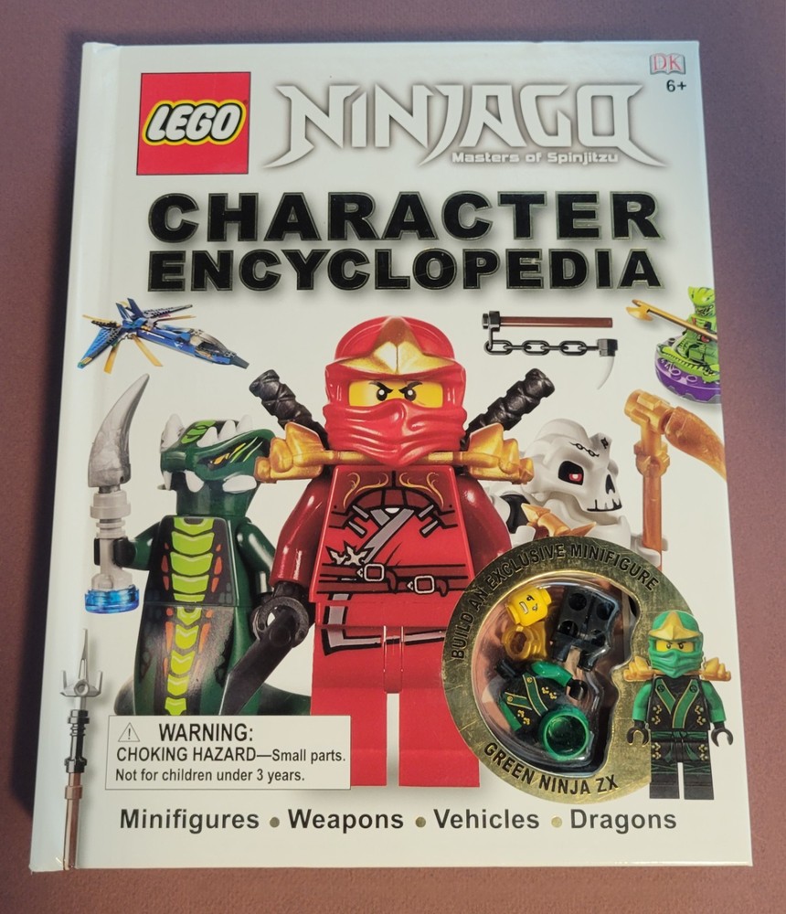 LEGO Ninjago Character Encyclopedia New With Minifig Green Ninja ZX