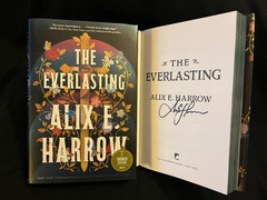 Alix E. Harrow signed The Everlasting 1st printing hardcover book