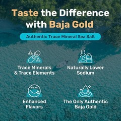 Authentic Baja Sea Salt – 300+ Servings of Natural Flavor – Resealable 1 lb. Bag