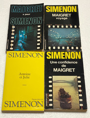 40 Georges Simenon Books Mostly Maigret with 8 in French / Paperback / 1 Dupe