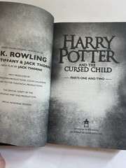 Harry Potter and the Cursed Child Parts One And Two First Edition 2016