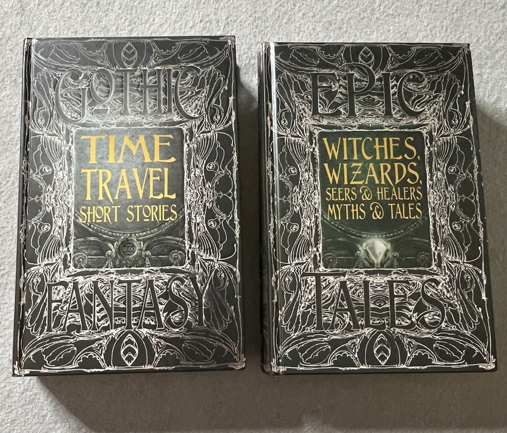 Gothic Fantasy & Epic Tales Story Collections Books Set Of 2 Witches Wizards
