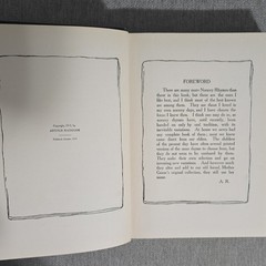 Mother Goose Hardcover 1913 The Century Co. Arthur Rackham Illustrated