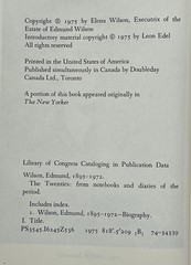 The Twenties, Thirties, Forties, Fifties & Sixties by Edmund Wilson – 5 HC/DJ