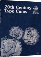 Whitman New Blue Folder 9046 For US 20th Century Type Coins New Album Free Post