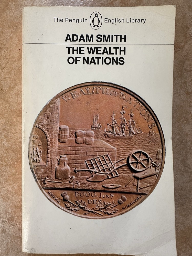 The Wealth of Nations, Books 1-3 By ADAM SMITH (1982, Paperback) Penguin Library
