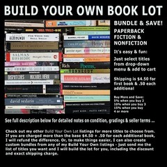 BUILD YOUR OWN Subversive Book Cult Modern Lit Novel Paperback Lot Bundle & Save