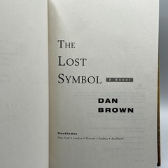 SIGNED The Lost Symbol by Dan Brown 1st Printing 1st Ed 2009 HCDJ Limited 1000