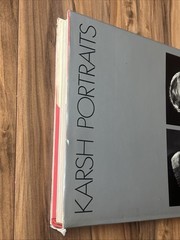 Karsh Portraits 1976 First Edition Photography Portrait Book Hardcover DJ