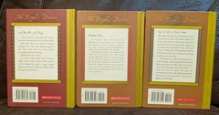 The Royal Diaries Series Scholastic Set HC Lot of 3 First Editions Gold Leaf VG