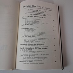 The Sales Bible Jeffrey Gitomer 1994 Hardcover Sales Book ISBN 0688133649