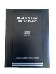 Black’s Law Dictionary, 7th Seventh Deluxe Edition by Bryan A Garner Thumb Index