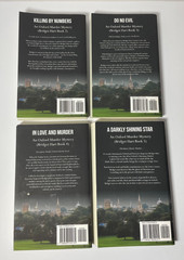 4 Oxford Murder Mysteries 2-5 M S Morris Killing By Numbers, Do No Evil, In Love