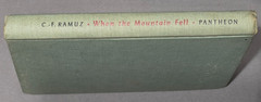 C. F. Ramuz When The Mountain Fell (1947 Pantheon) Hardcover Book w/ Dust Jacket
