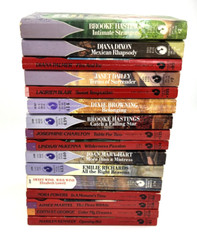 Vintage Harlequin Silhouette Romance Fiction Paperback Books Lot of 32 1980s